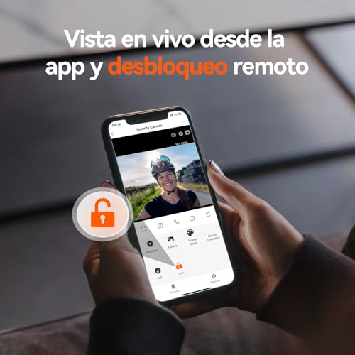 Miniatura 4 de Tmezon Videoportero Wifi 2 Hilos, Video Portero Automático 1080p, 7 Pantalla Táctil A Color, Visión Nocturna, Apertura Por App Y Tarjeta, Detección De Movimiento, Grabación Y Reproducción,Impermeable