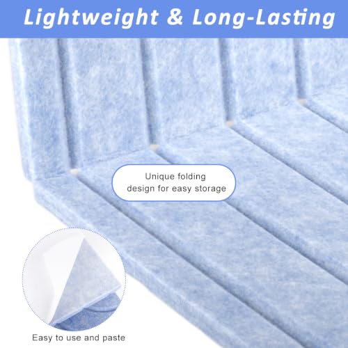 Image of Climberty Arched Felt Bulletin Board 35x24 Inch (Sky Blue)