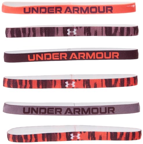 Bandeaux Under Armour fille (pack de 6) élastiques et colorés pour maintenir les cheveux au sport