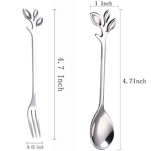 Ansaw FR-ICE CREAM-05H-611 10-Pc Silver Mini Spoons & Forks Set thumb #1