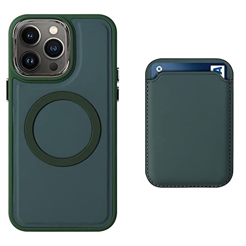 Coque silicone vert foncé iPhone 12 Pro Max premium béquille
