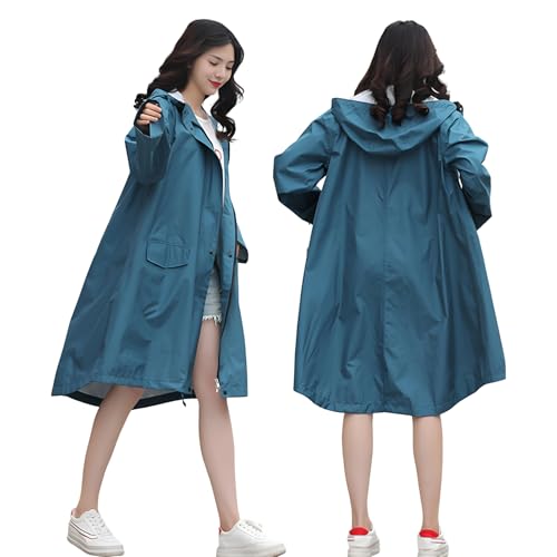 [Formemory] レインコート レディース おしゃれ レインウェア ポンチョ 雨合羽 女性用 カッパ 雨具 かっぱ レディース 通勤 通学 かわいい 撥水 防水 フード 自転車 バイク 梅雨 袋付き シルエットが可愛い 10色