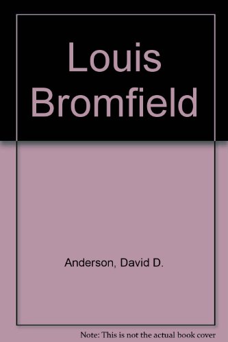 Louis Bromfield 0829017178 Book Cover