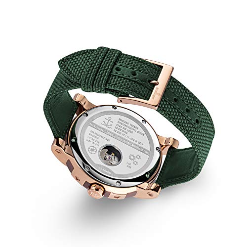 Kronsegler Mariana Trench Montre Automatique Rose Vert – vue 3