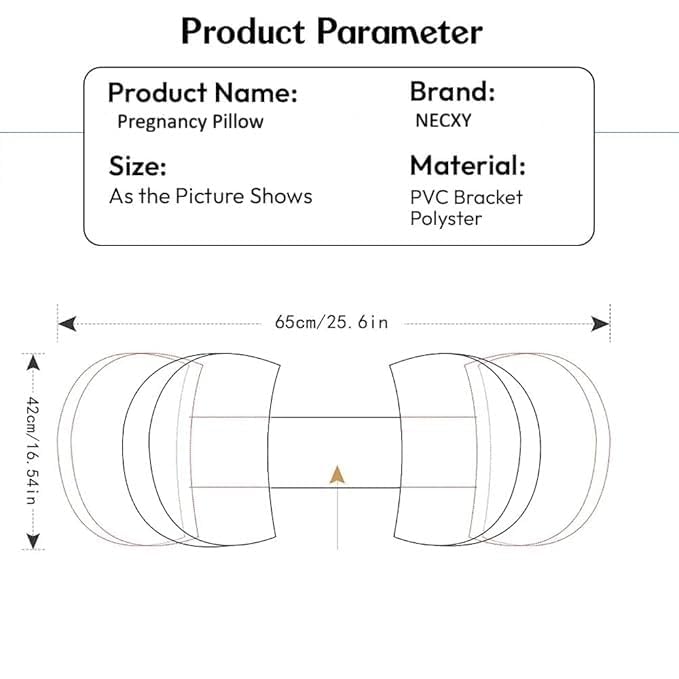 Image of Luxury Comfort Pregnancy Pillow for Women - Pregnant Pillow & Maternity Pillow for Pregnancy Sleeping with Belly Support (White & Maroon Set of 2)