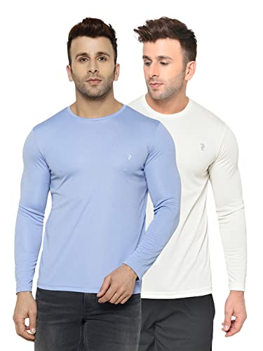 Image of Perfktu Mens Full Sleeve Gym T-Shirt (Pack of 2)
