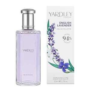 Yardley London English Lavender EDT/ Eau de Toilette Perfume, 50 Milliliters | Floral Perfume with Notes of Bergamot and Sage, Relaxing Lavender Fragrance, Long Lasting Eau de Toilette, For Women
