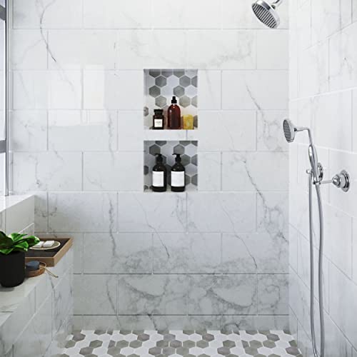 image for Houseables Shower Niche, Shower Niche Insert Tile Ready, Recessed Bath