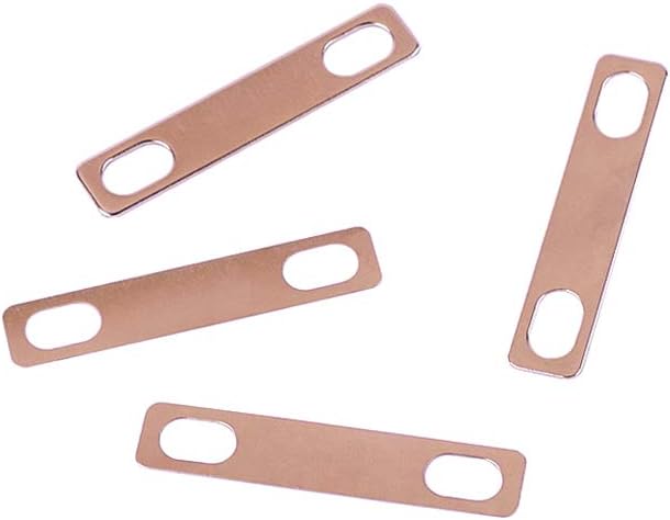 Alnicov 4Pcs Guitar Neck Shims 0.2mm 0.5mm 1mm Thickness Brass Shims for Electric Guitar Bass Luthier Tools(Chrome) - Image 3