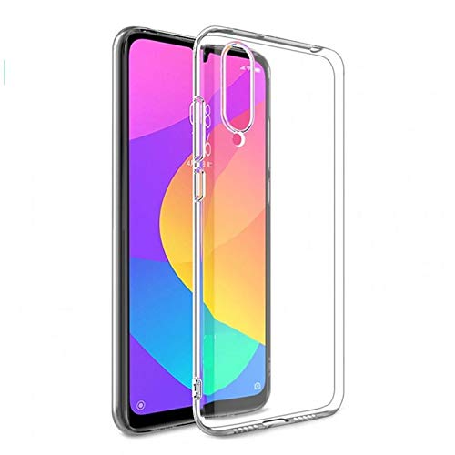 Helix Liquid Crystal Anti Smudge Hard Transparent Back Cover Case for Xiaomi Mi A3 - Transparent