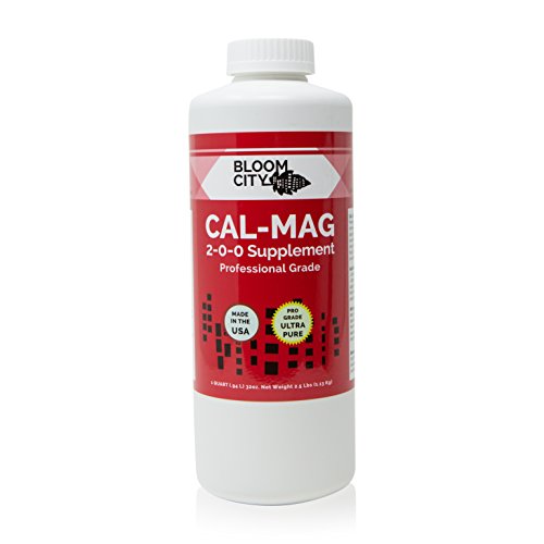 Bloom City Professional Grade Ultra Pure Cal-Mag Growing Fertilizer, Quart (32 oz)