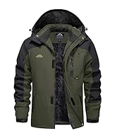 Material:Outer shell fabric is waterproof and windproof;Inner thermal soft thick fleece lining,which can more effectively prevent wind from entering and make you warmer. Warm and Windpproof Fleece Coat:Ultra-soft fleece inside,keep you warm in winter...