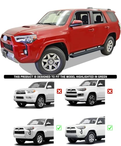 Estribos negros mate APS para Toyota 4Runner 2014-2024 miniatura 2