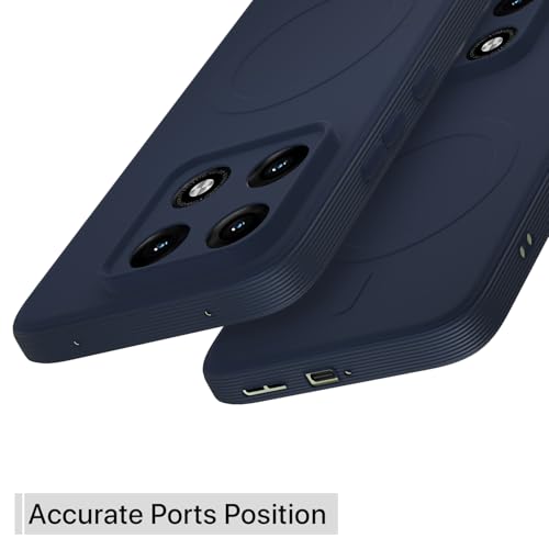 Image of Pikkme Back Cover for Motorola Moto Edge 70 Pro 5G Soft Matte Silicone Mag-Safe Design (Mag-Safe Not Support) Camera Protection | Slim Fit Bumper Cover (Blue)