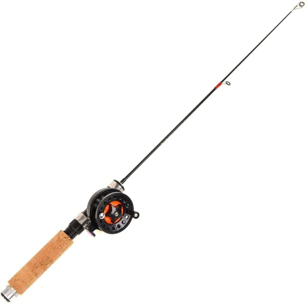 Winter Ice Fishing Rods Fishing Reels to be Choose Fishing Rods Rod Combo Pen Pole Lures Tackle Spinning Casting Hard Rod (Color : Black)