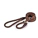 Ancol Deluxe Nylon Rope Slip Lead Brown 1.5mx12mm