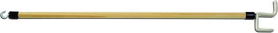 Essential Medical Supply Wooden Dressing Stick - 27 Long, Essential Medical Aid for Disabled and Elderly, Handicapped Assistive Device for Easy Dressing and Independence