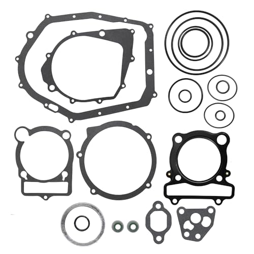 Hoypeyfiy Top and Bottom end Complete Gasket Kit Set Replacement for Yamaha Warrior Raptor Big Bear 350