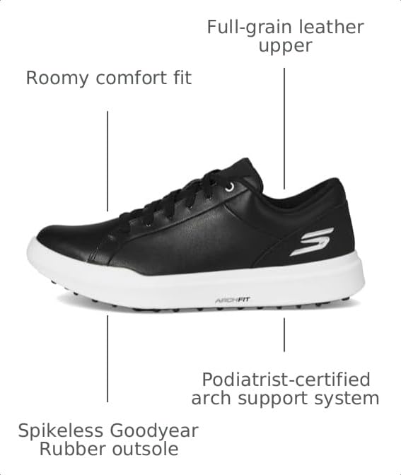 Image of Skechers Men's Drive 6 Arch Fit Golf Shoe