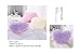 MOOWOO Fluffy Heart Pillow, Faux Fur Throw Pillow,Sherpa Plush Fluffy, Cute Soft Throw Cushion, Christmas Day,Valentines Day Decor for Home Bed Couch (Purple)