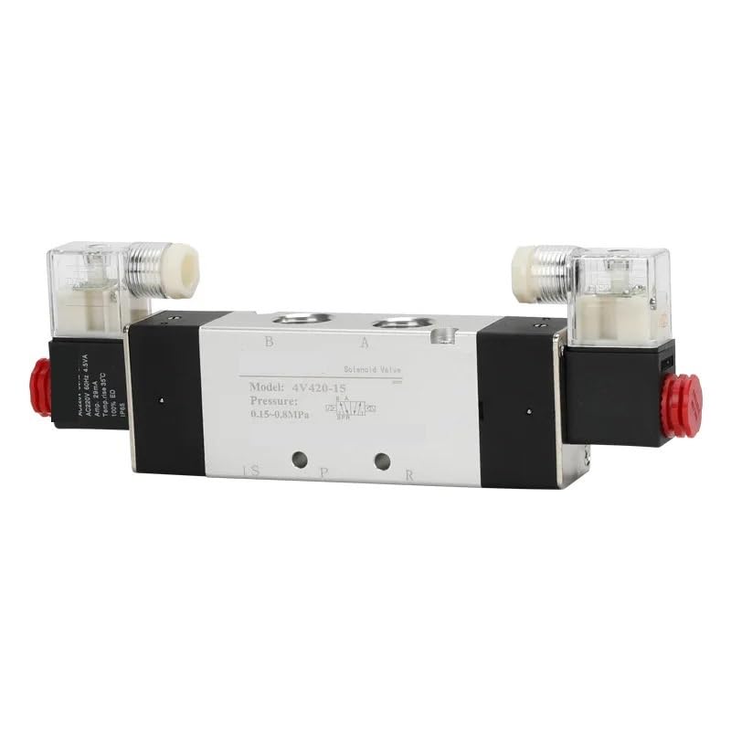 Électrovanne 4V220-08 AC220V pneumatique 5/2 voies double commande