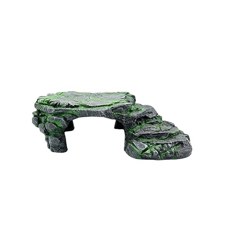 liangshunsmシェルター 樹脂製模造岩/爬虫類 亀 リクガメ シェルター 爬虫類 シェルター 亀の浮島 水槽隠れ家 カメシェルター 両生類用品 かめ 水槽 ペット 造園 リクガメ シェルター (G)