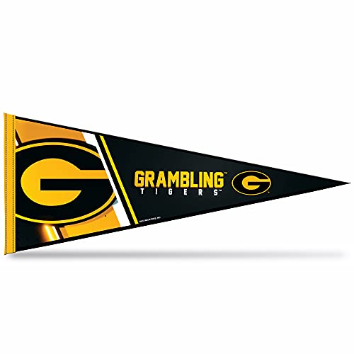 Rico Industries NCAA Grambling State Tigers Primary 12" x 30" Felt Wall Décor Pennant - Great for Home/Bed Room/Man Cave Décor
