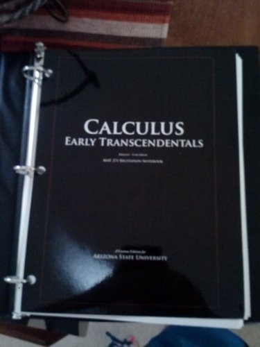 Calculus Early Transcendentals 0558978185 Book Cover