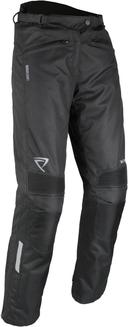 DIFI Cage Aerotex wodoodporne damskie motocyklowe spodnie tekstylne, czarny, M