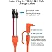 Solar Connector auf DC 8mm Adapterkabel, 2M 12AWG/14AWG, für Jackery Explorer/Zero/Anker Power Stations, 10W-300W Solarpanel(3 Meter)