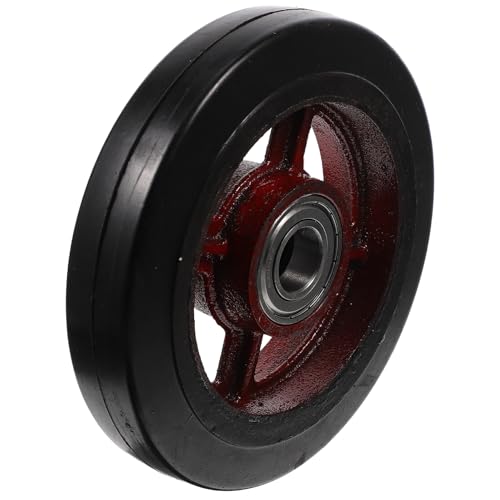 Roue de brouette caoutchouc résistant et rechange pour trolley - 2