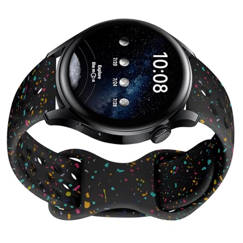 Correa de silicona de 20 mm para reloj, correas de repuesto de liberación rápida, pulseras a prueba de sudor, accesorio para el sudor