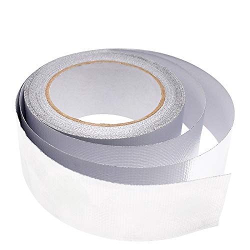 Westspark 2" Fiber-Glass Cloth Tape Roll, 2 Inches X 65 Yards Self-Adhesive Silver Duct Heat Reflective Tape, Insulation Resistant High Temperature Hvac Tape, Metal Repair, Patching Hot Cold Air #TOP2