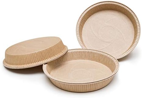 Ecopack Runde Backformen Aus Papier - 30 Stück Antihaftbeschichtet Für Torten & Pizza