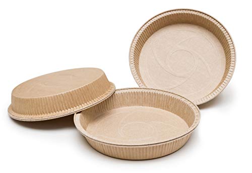 Arya Packaging 25 Piatti Usa E Getta Da 25,4 Cm In Bagassa Di Canna Da Zucchero, 3 Scomparti, Compostabili E Biodegradabili, Adatti A Microonde E Congelatore - 2