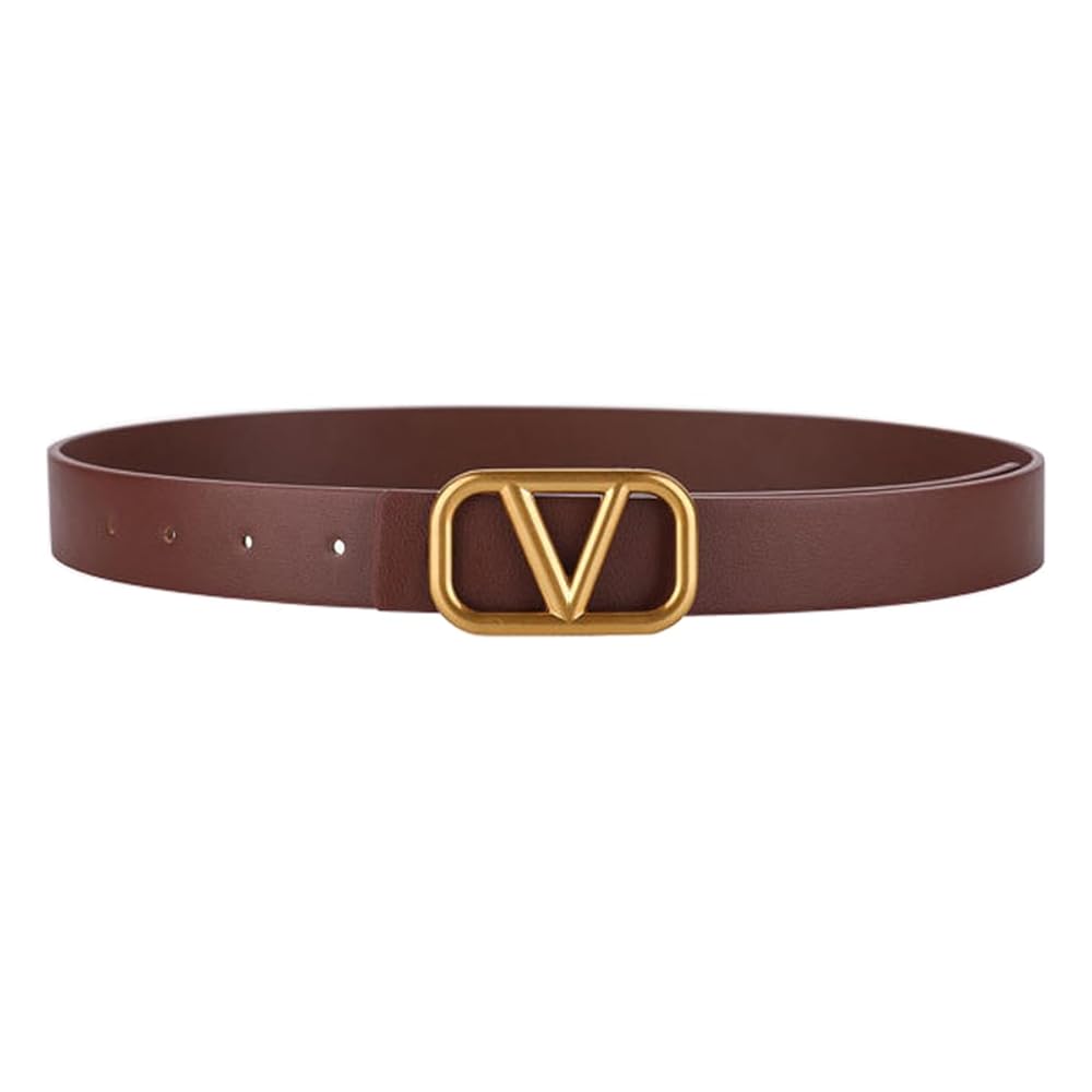 Cintura Donna In Pelle PU Con Fibbia Dorata - Regolabile Per Jeans, Vestiti E Cappotti - Foto 9