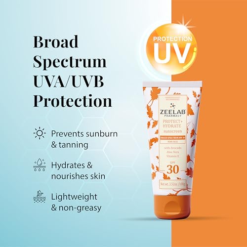 Image of Zeelab Sunscreen Lotion SPF 30 (100ml) | Broad Spectrum UVA /UVB Protection | Lightweight, Non-Greasy Daily Sun Protection | Prevents Sunburn, Dark Spots & Premature Ageing For All Skin Types | Pack Of 2