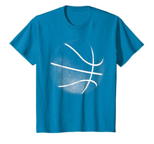 Cadeau de sport de basket-ball noir et blanc de basket-ball T-Shirt