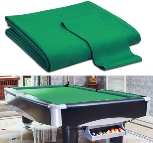 Yoeoefuo - Yoeoefuo Billiard Teppich Snookertuch Billardtuch 7ft 8ft 9ft Billardtisch Bespannung Professionell Langlebig SnookertischTuch Rutschfestes Poolbillard Tuch Reparaturset (8FT)