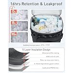 TOURIT 38 Cans Backpack Cooler with 2 Insulated Compartments - Image 4