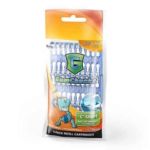 Gumchucks Kids Floss Refill Cartridges (Pack of 6)