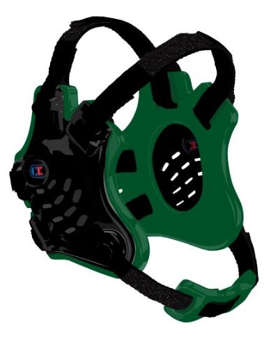 Cliff Keen F5 Tornado Headgear - Black/Kelly Green/Black