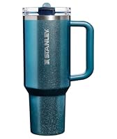 STANLEY Quencher ProTour Flip Straw Tumbler with Leakproof Lid 40 oz| Built-In Straw & Handle | Cupholder Compatible for Travel | Insulated Stainless Steel Cup | BPA-Free | Ponderosa Shimmer