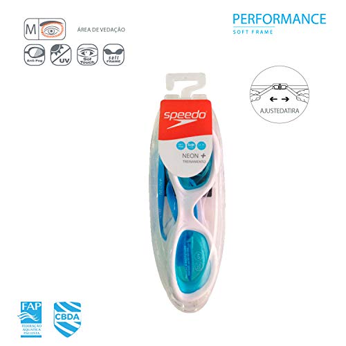 Oculos Neon Plus Speedo Unissex Único Branco Cristal