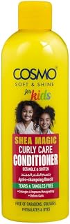 Cosmo Hair Care For Kids Soft & Shine Shea Magic Curly Care Conditioner 480ml - 16.2 fl.oz, Detangle & Soften, Free From Tears, Tangles, Parabens, Silicons & Dyes