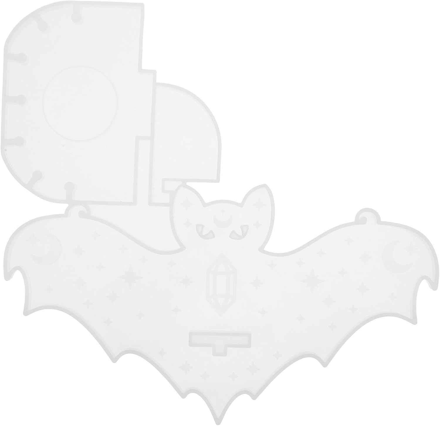 Halloween Cat Bat Rack Mold Silicone DIY Craft Storage Holder