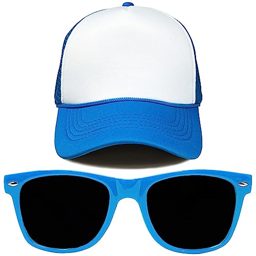 Image of Funky Junque Blank Mesh Foam Lightweight Snapback Trucker Hat | Lightweight Foam Trucker Hat with Breathable Mesh Back, Golf Beach and Street Style, Trendy Trucker Hats for Men