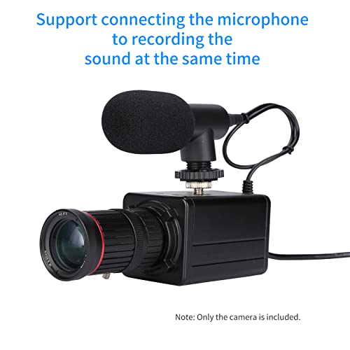 CIADAZ Câmera 4K HD Câmera de computador USB Webcam Zoom óptico de 10X Foco manual Compensação de ex