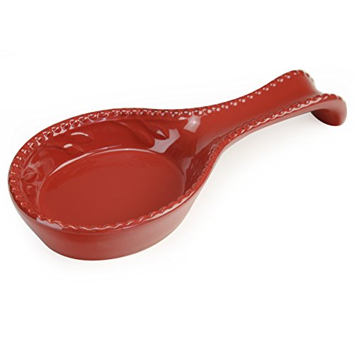 Signature Housewares Sorrento Collection Spoon Rest, Ruby