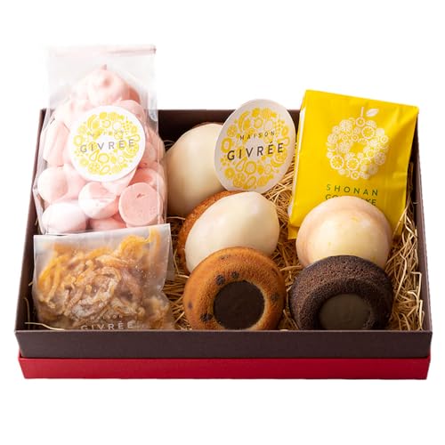 MAISON GIVRÉE 焼き菓子セットA[ レモンケーキ ・ 湘南ゴールドケーキ ・ ティグレ [2種](各種2個)/ 柑橘コンフィ ・ 苺パッションフルーツメレンゲ (各種1個)]8個入り 洋菓子 スイーツ デザート 詰め合わせ 常温